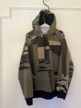 Carhartt wip work in progress mend Camouflage Hoodie Sweatshirt mens